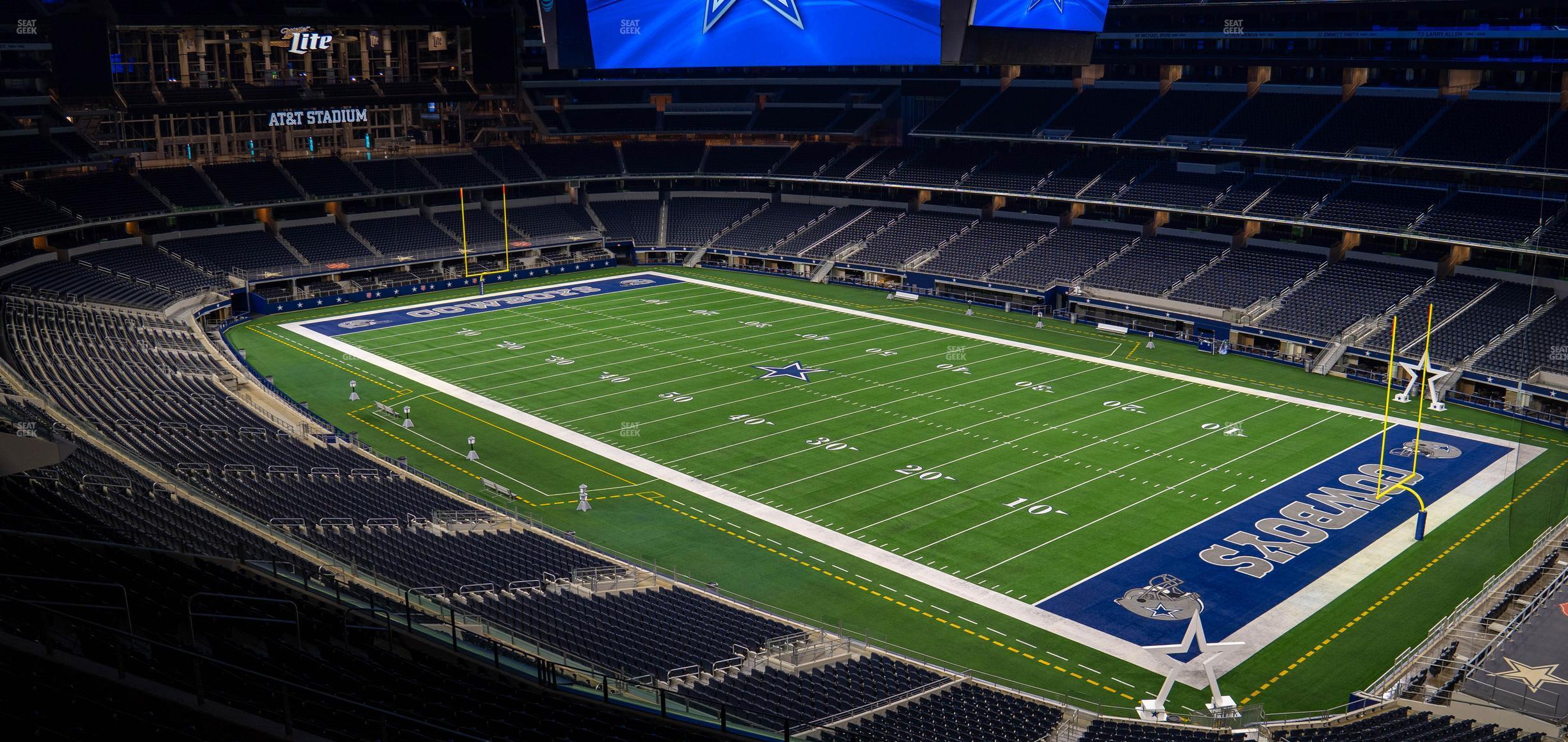 Seating view for AT&T Stadium Section Silver Suite 431