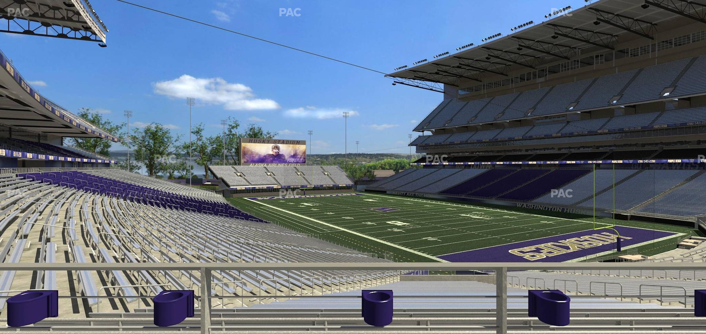 Seating view for Husky Stadium Section 122