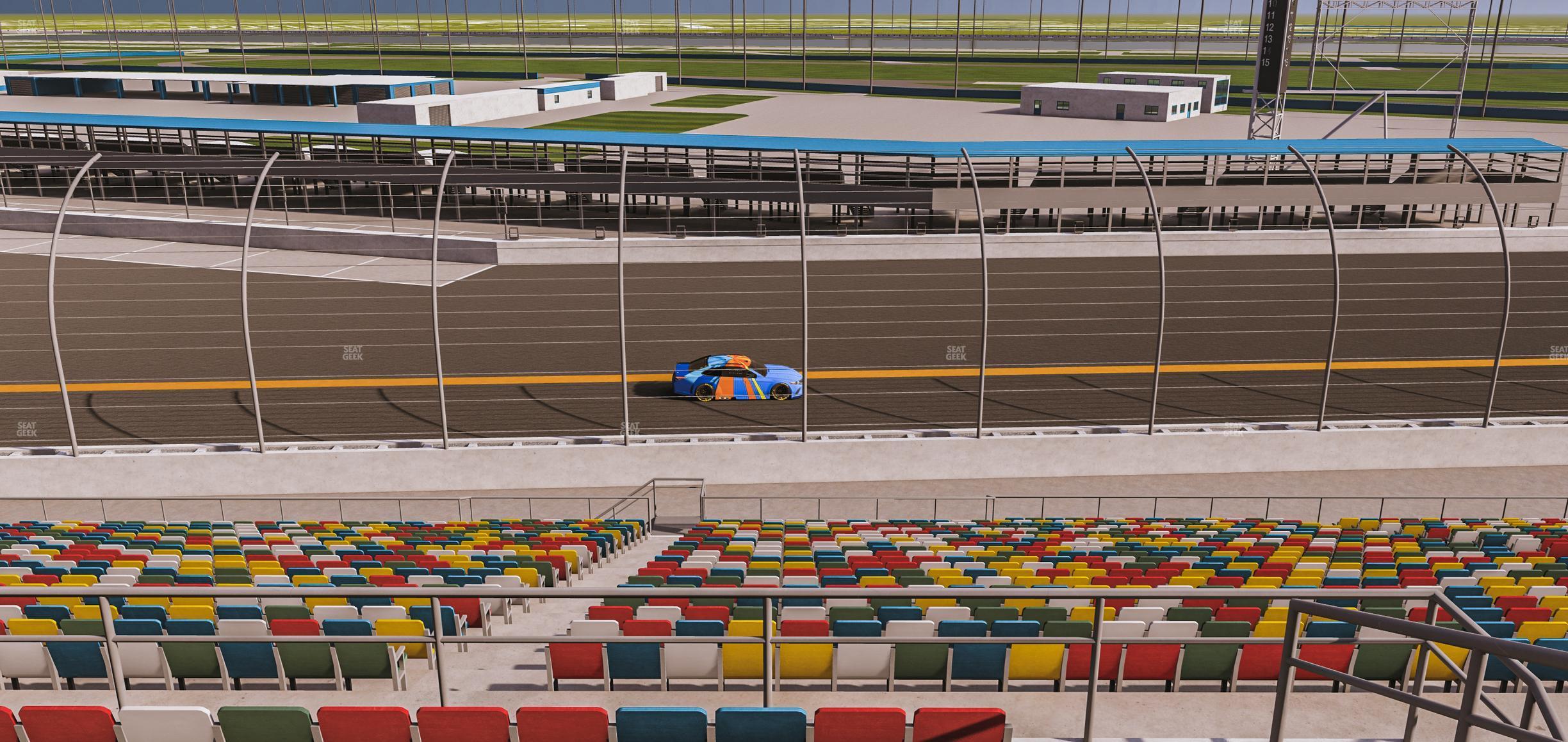 Seating view for Daytona International Speedway Section Back 164