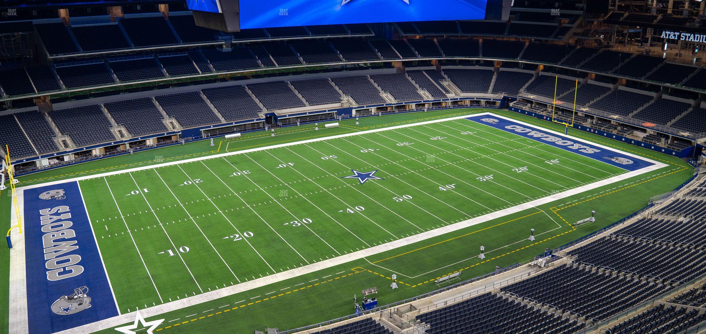 Seating view for AT&T Stadium Section Star Suite 608