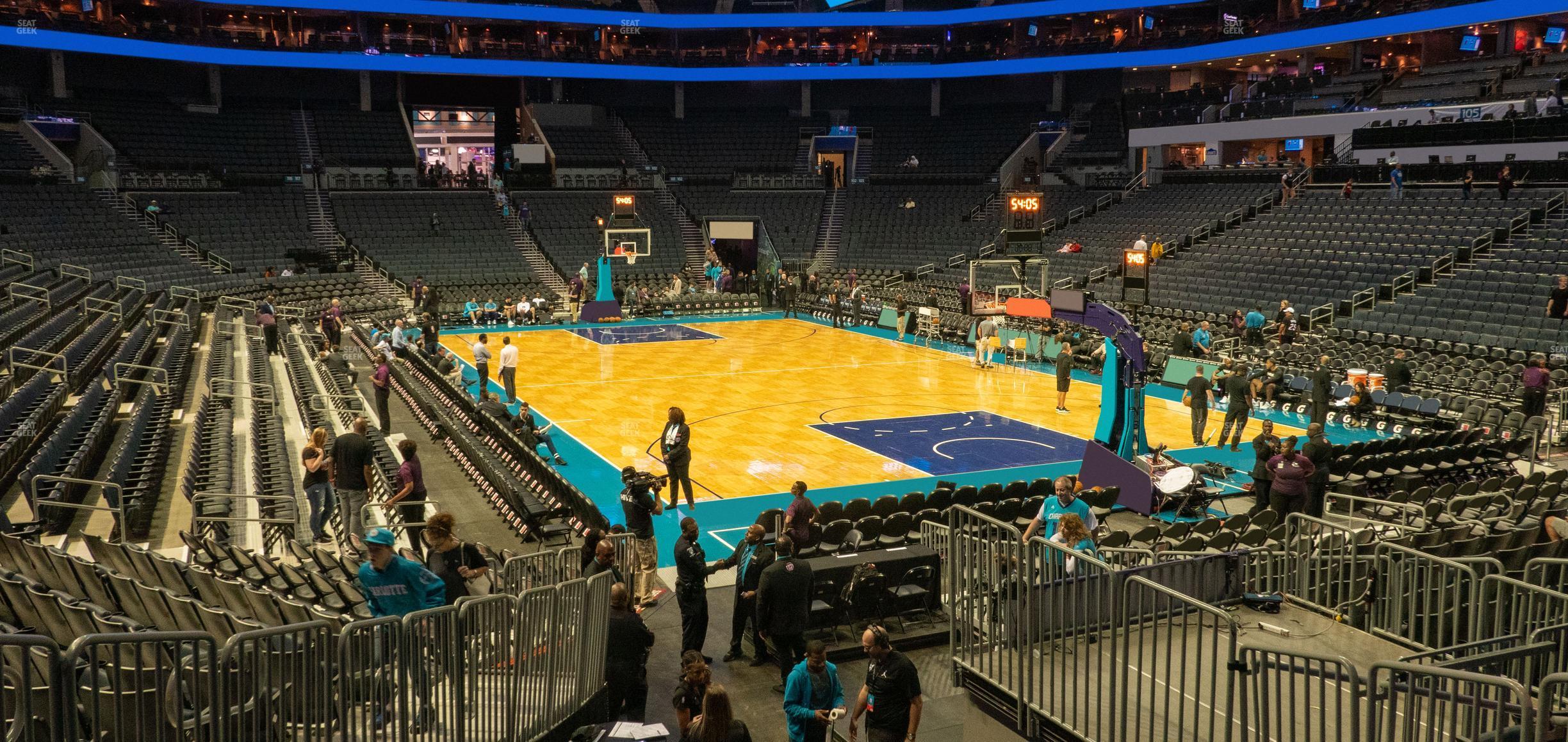 Seating view for Spectrum Center Section 111