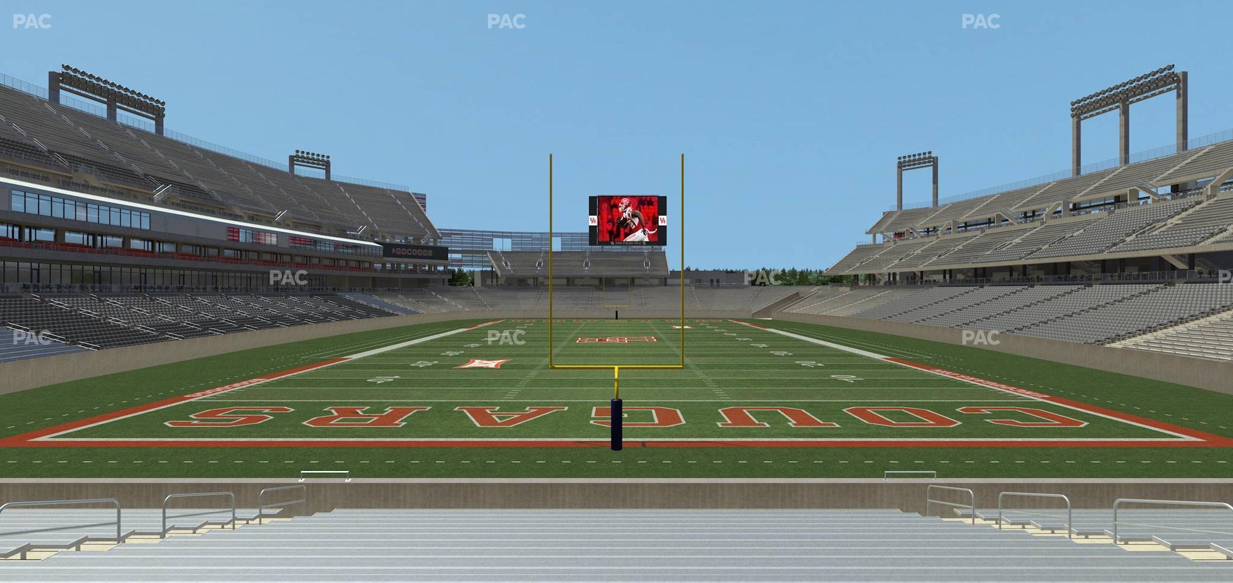 Seating view for TDECU Stadium Section 138