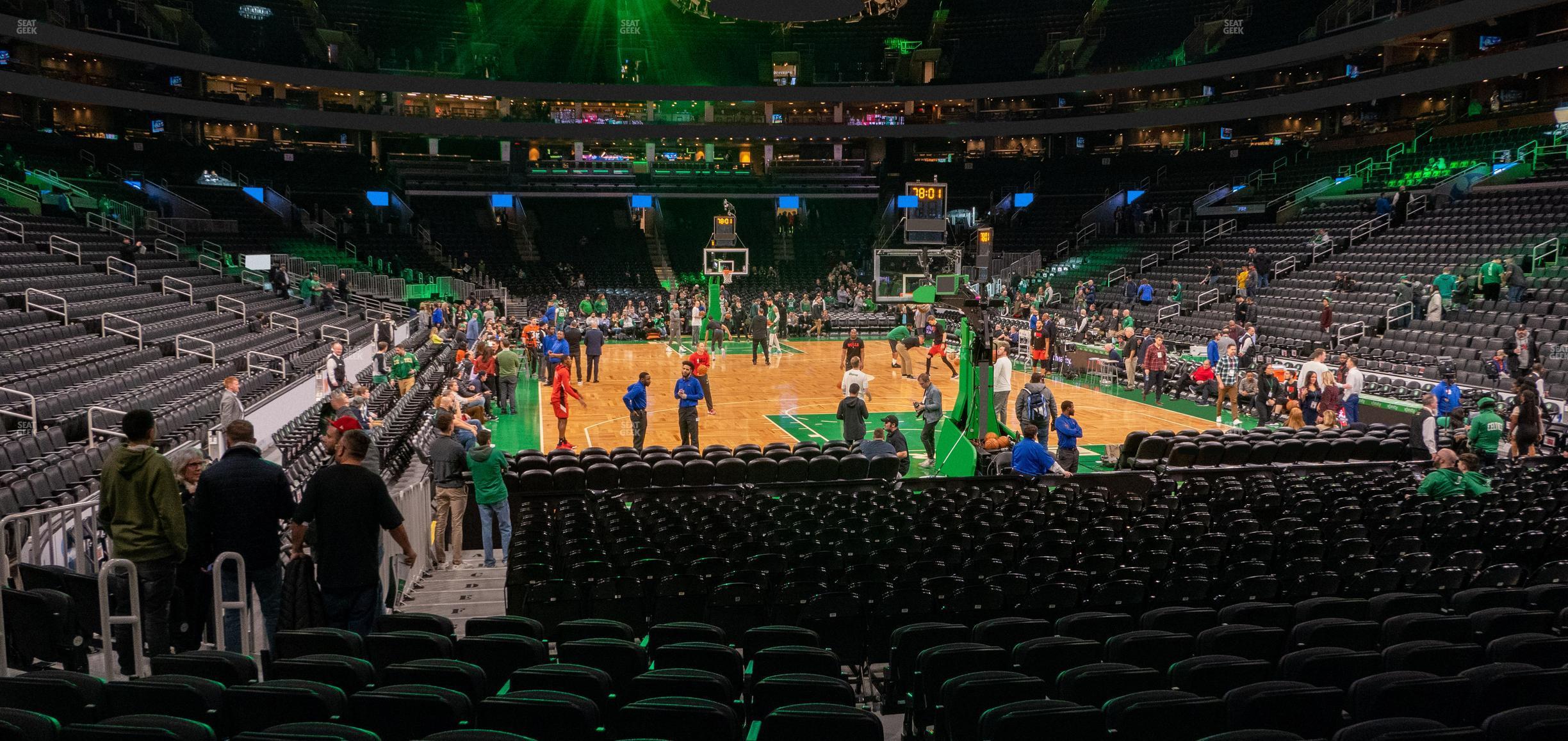 Seating view for TD Garden Section Loge 7