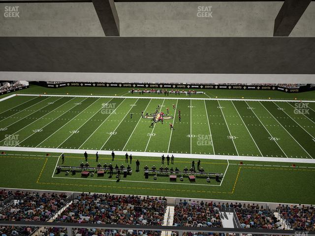 Seating view for Caesars Superdome Section Suite 447