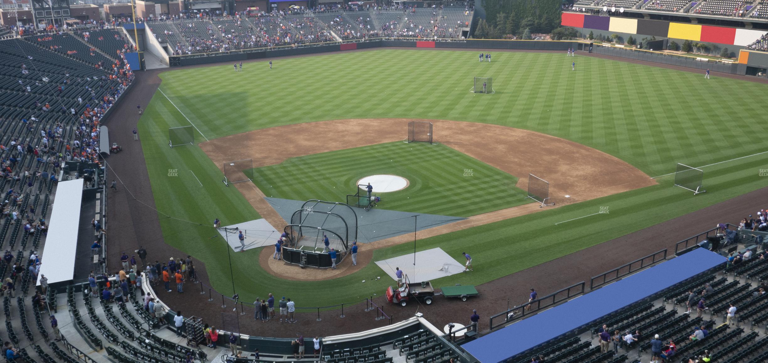 Seating view for Coors Field Section Lower 328