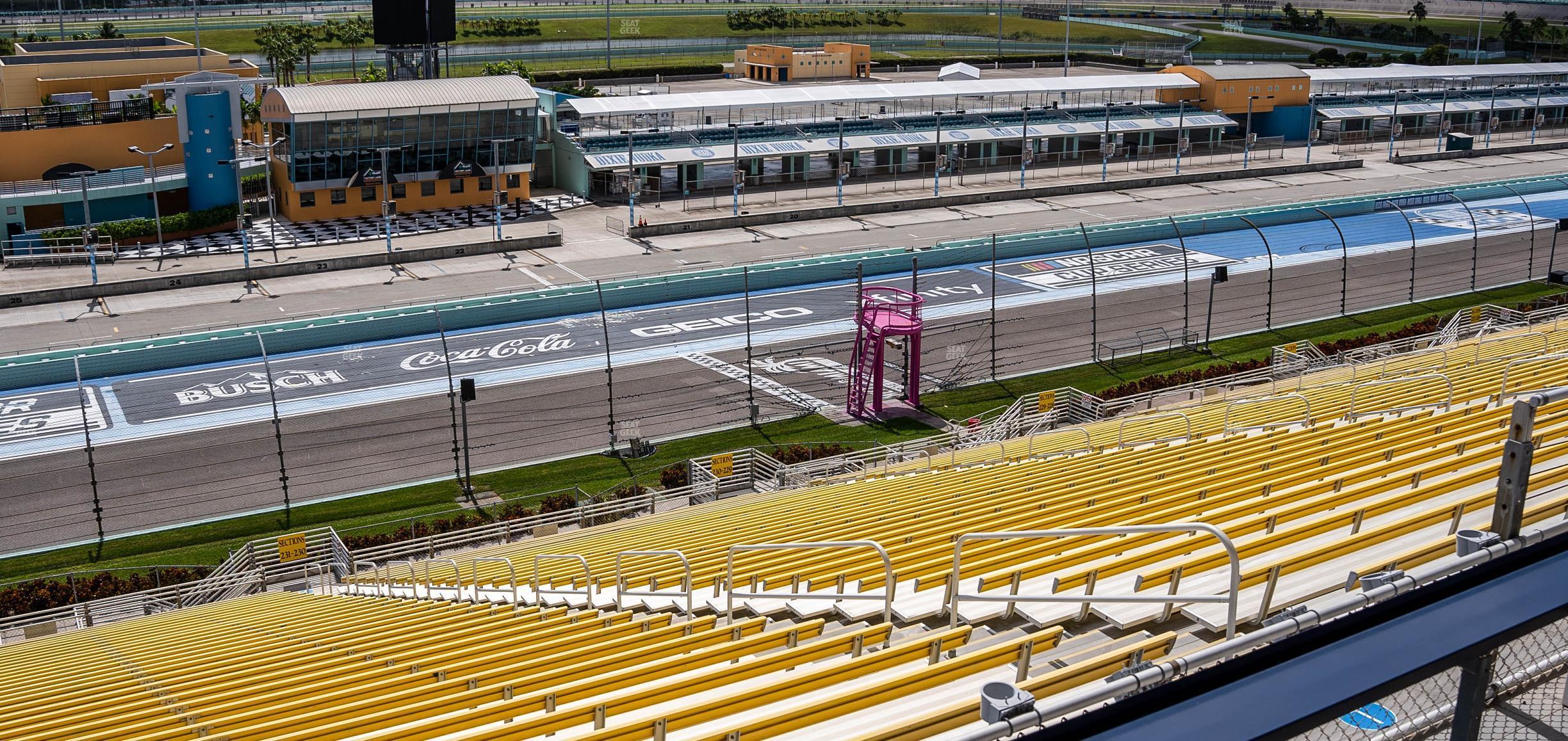 Seating view for Homestead-Miami Speedway Section Speedway Club 331