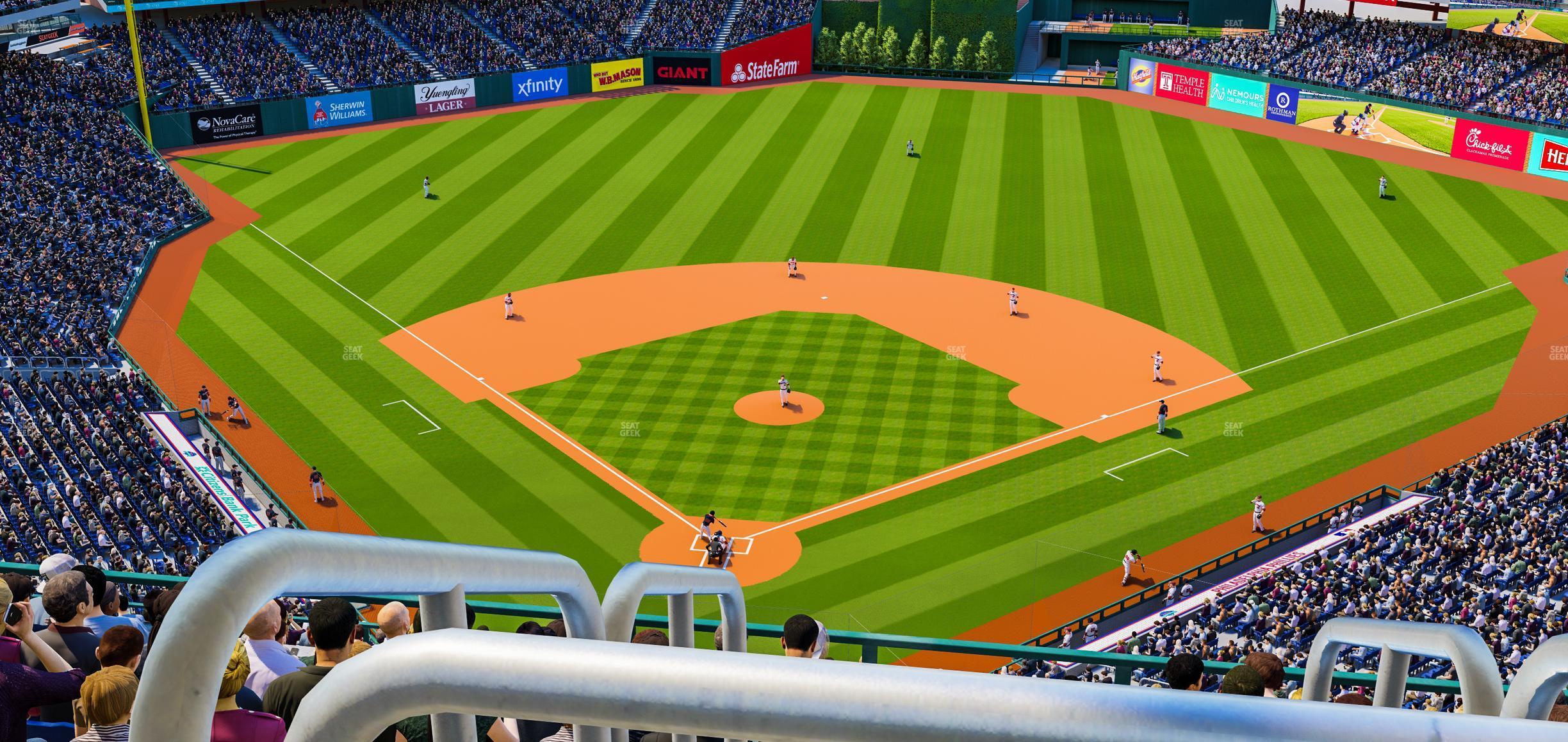 Seating view for Citizens Bank Park Section 419 V