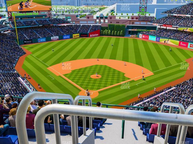 Seating view for Citizens Bank Park Section 419 V