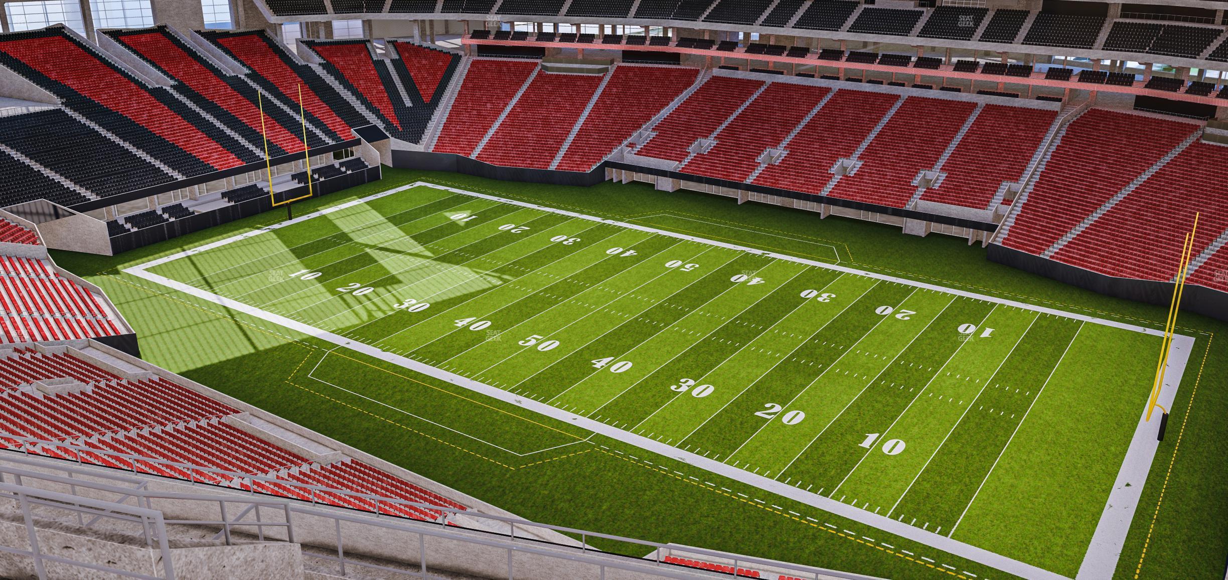 Seating view for Mercedes-Benz Stadium Section 335