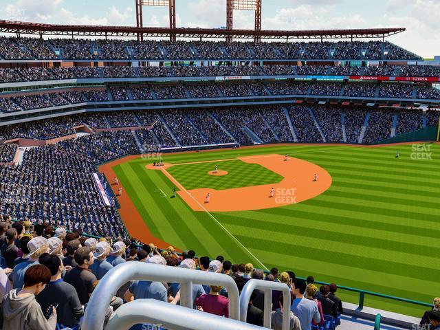 Seating view for Citizens Bank Park Section 307 V