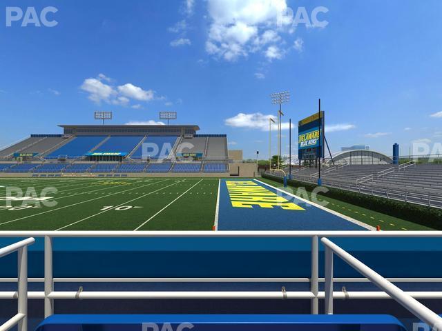 Seating view for Delaware Stadium Section East Box 52