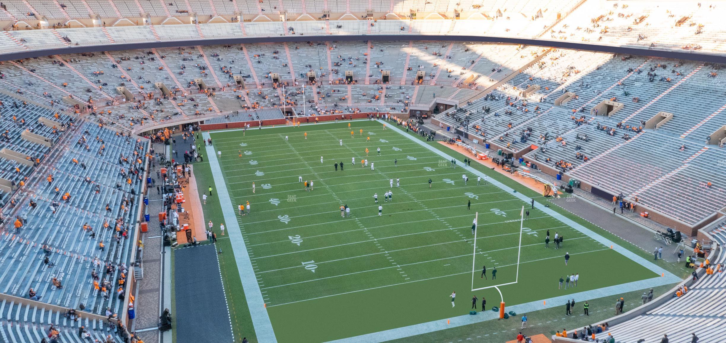 Seating view for Neyland Stadium Section Nn