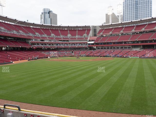 Seating view for Great American Ball Park Section 144