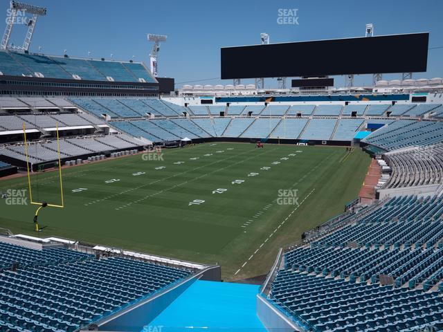 Seating view for EverBank Stadium Section Terrace Suite Chalet East 1