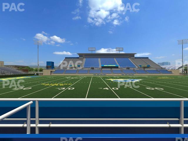 Seating view for Delaware Stadium Section East Box 81