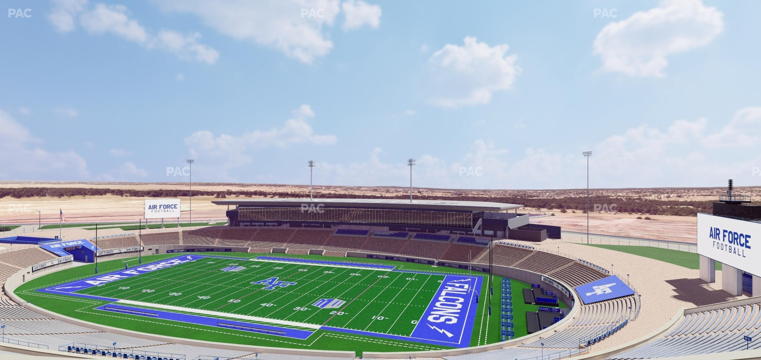 Seating view for Falcon Stadium Section U 3