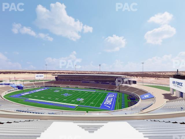 Seating view for Falcon Stadium Section U 3