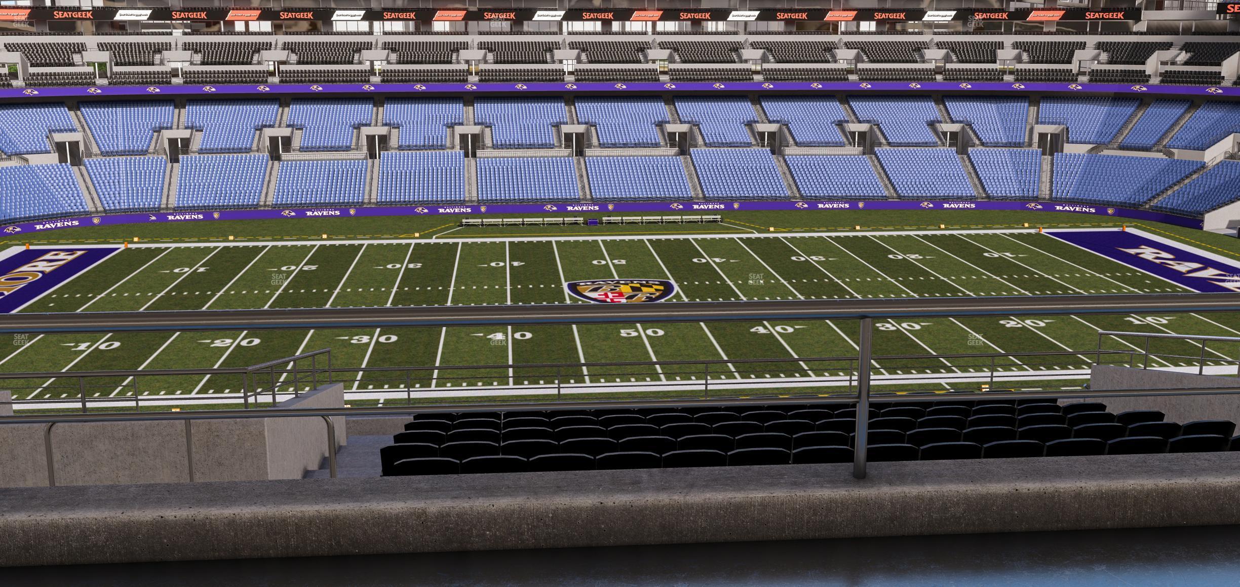 Seating view for M&T Bank Stadium Section Suite 358