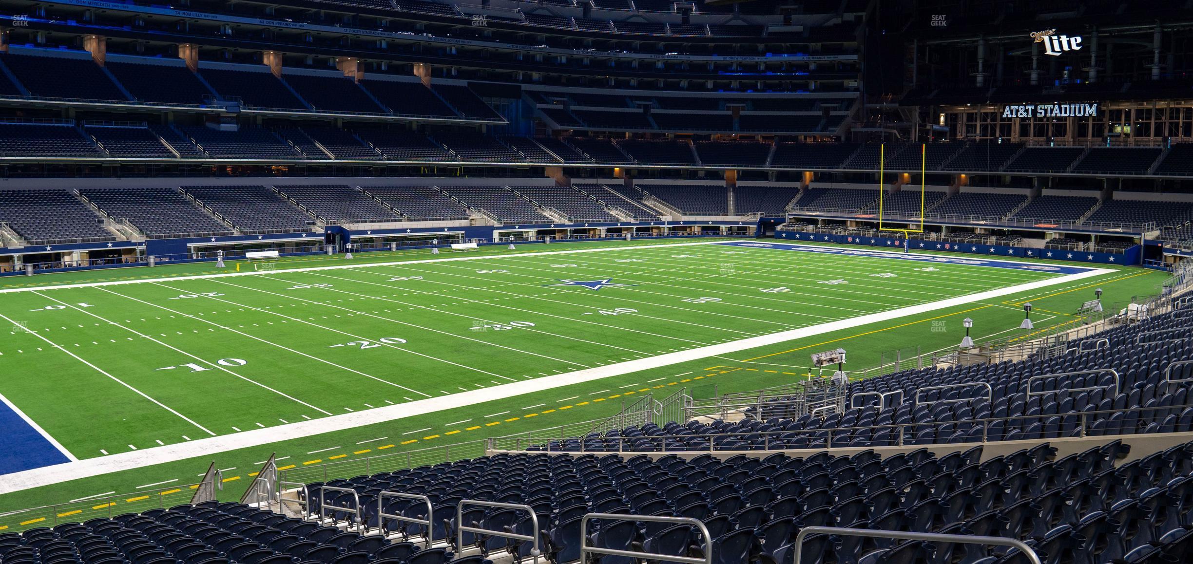 Seating view for AT&T Stadium Section Hall Of Fame Suite 209 A