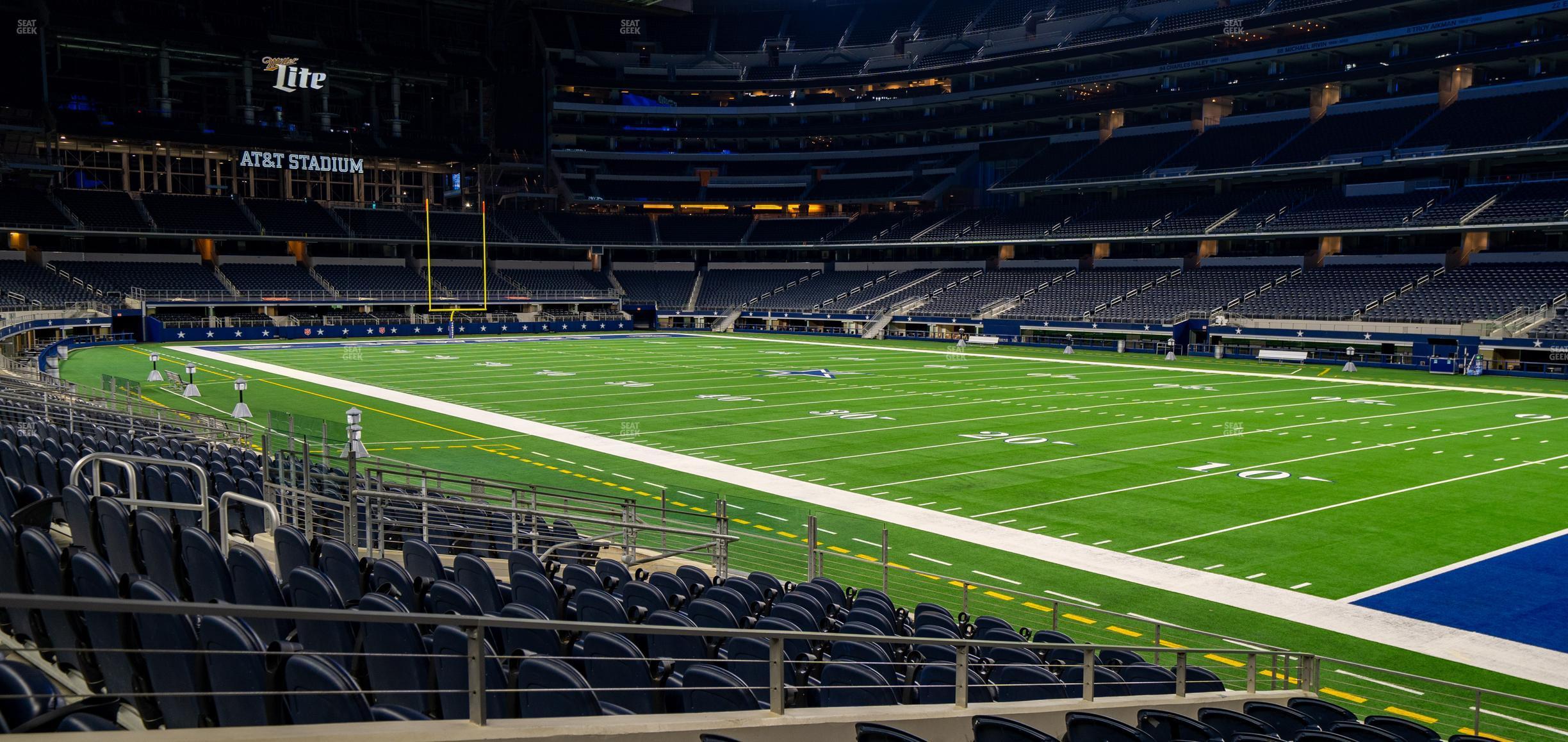 Seating view for AT&T Stadium Section 103