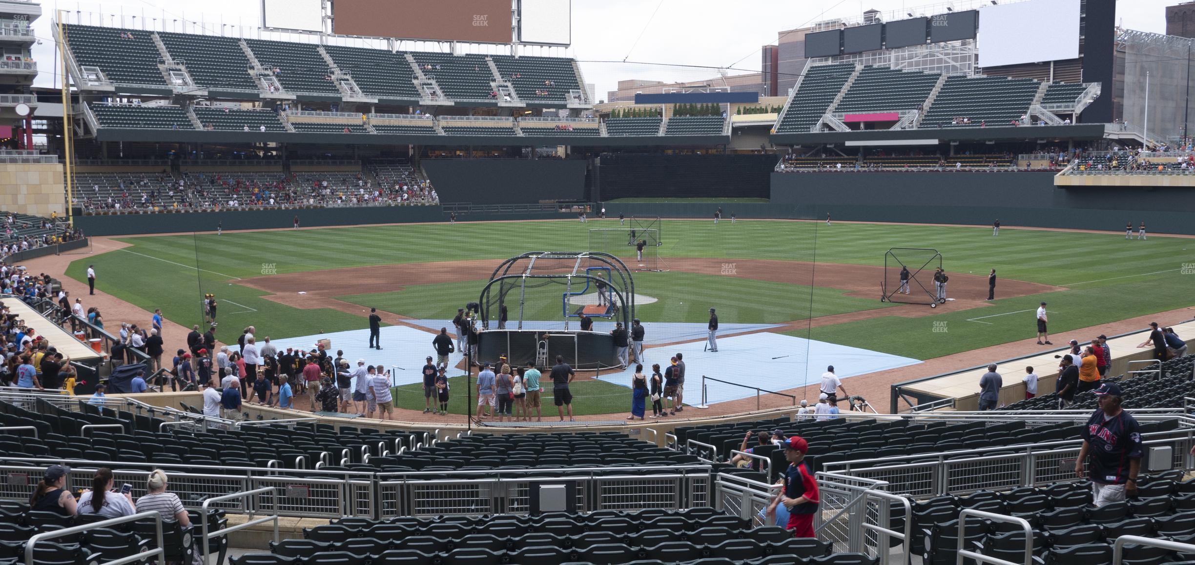 Seating view for Target Field Section 113