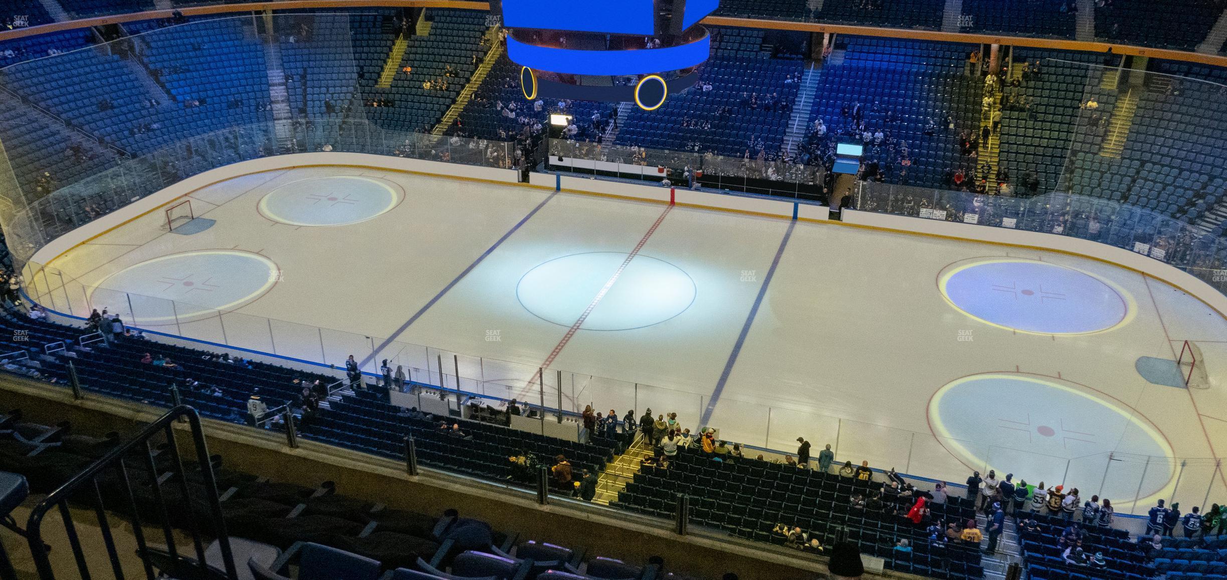 Seating view for KeyBank Center Section 319