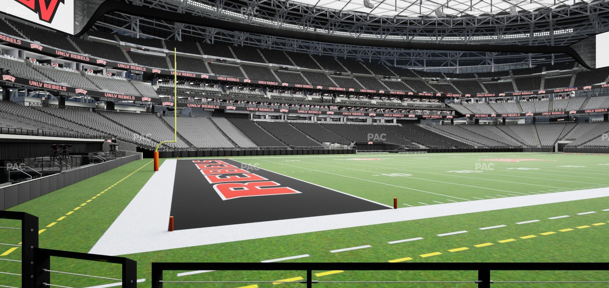 Seating view for Allegiant Stadium Section 140