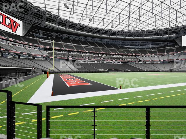 Seating view for Allegiant Stadium Section 140