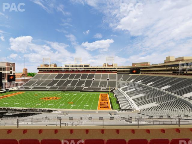 Seating view for Boone Pickens Stadium Section Club 553