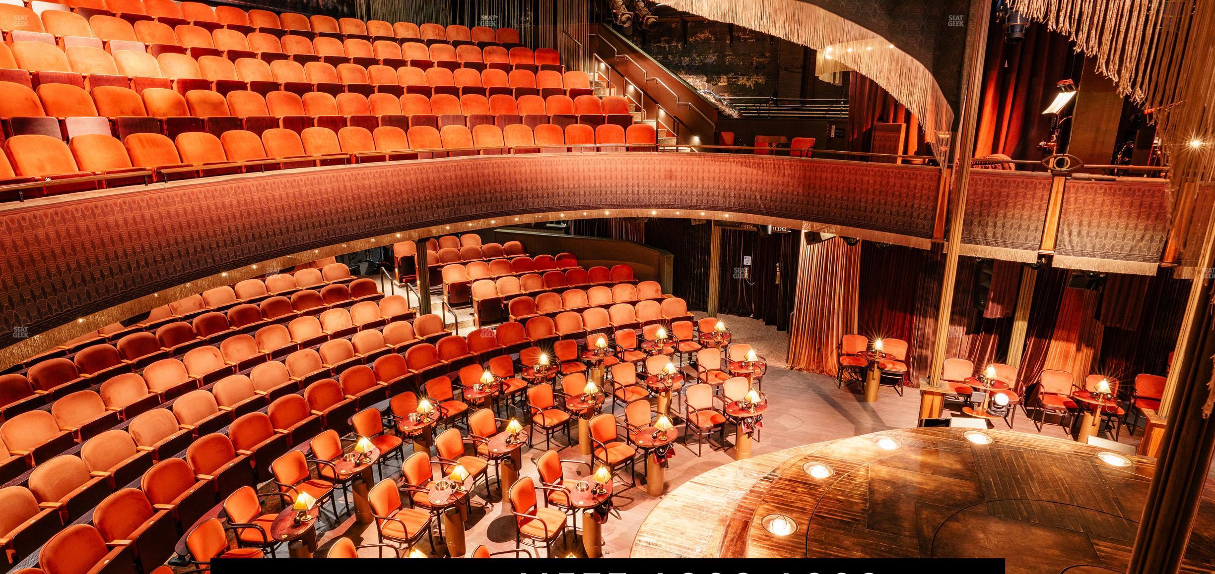 Seating view for August Wilson Theatre Section Mezzanine Table Seating 1