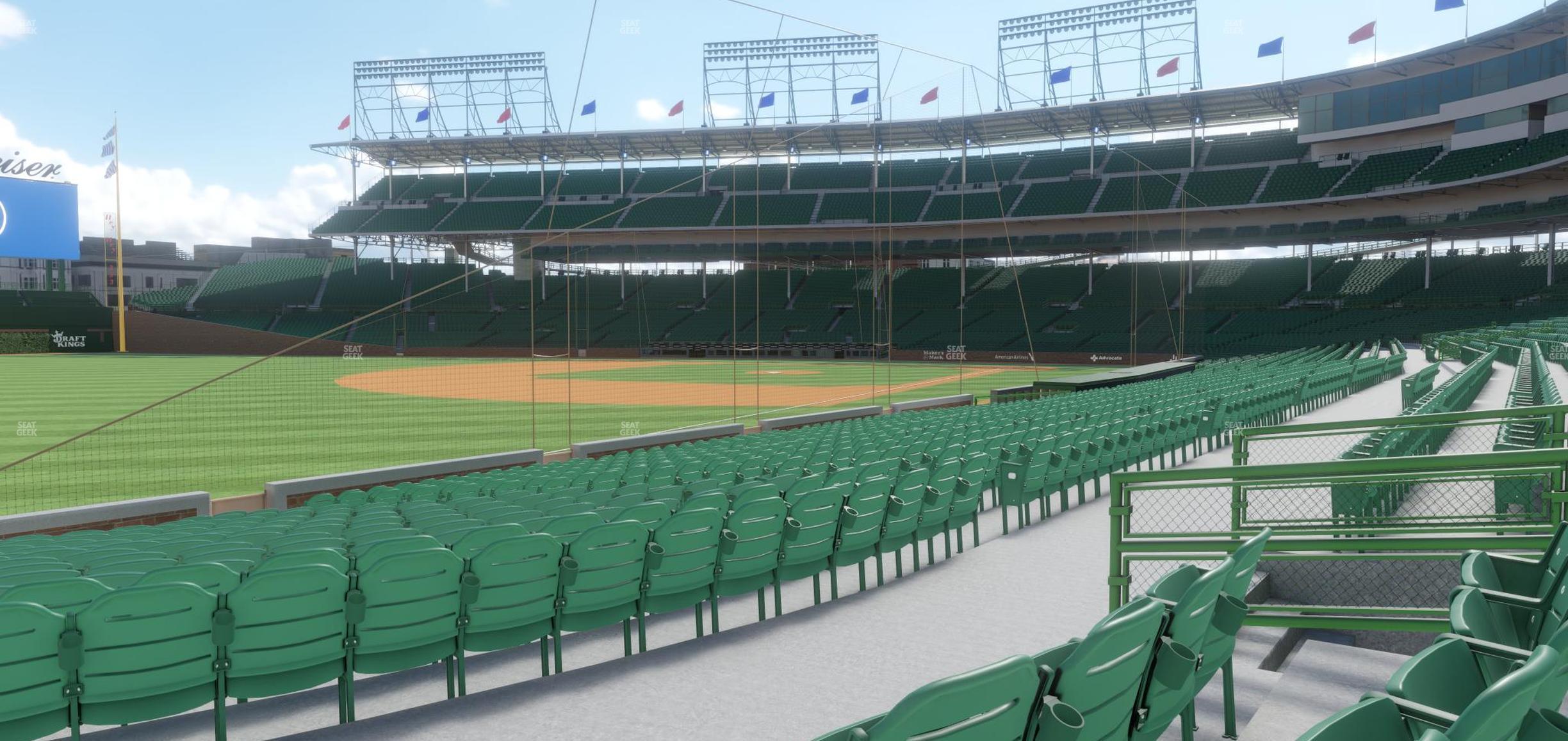 Seating view for Wrigley Field Section 104