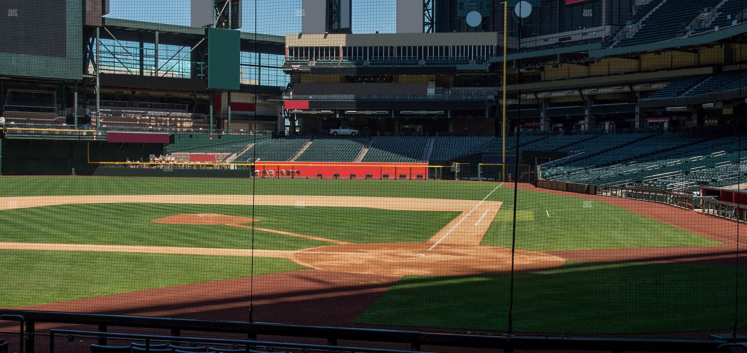 Seating view for Chase Field Section L