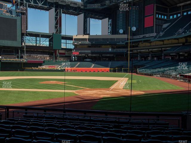 Seating view for Chase Field Section L