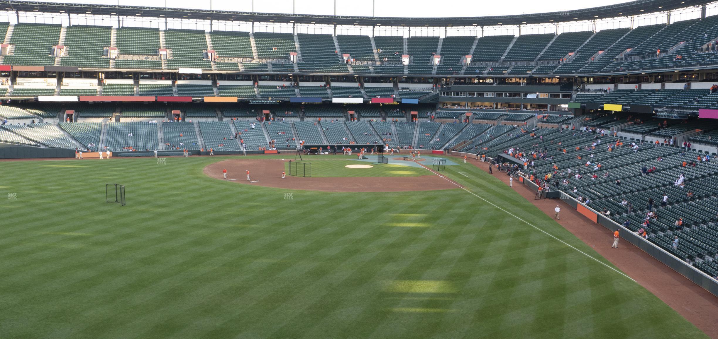 Seating view for Oriole Park at Camden Yards Section 286