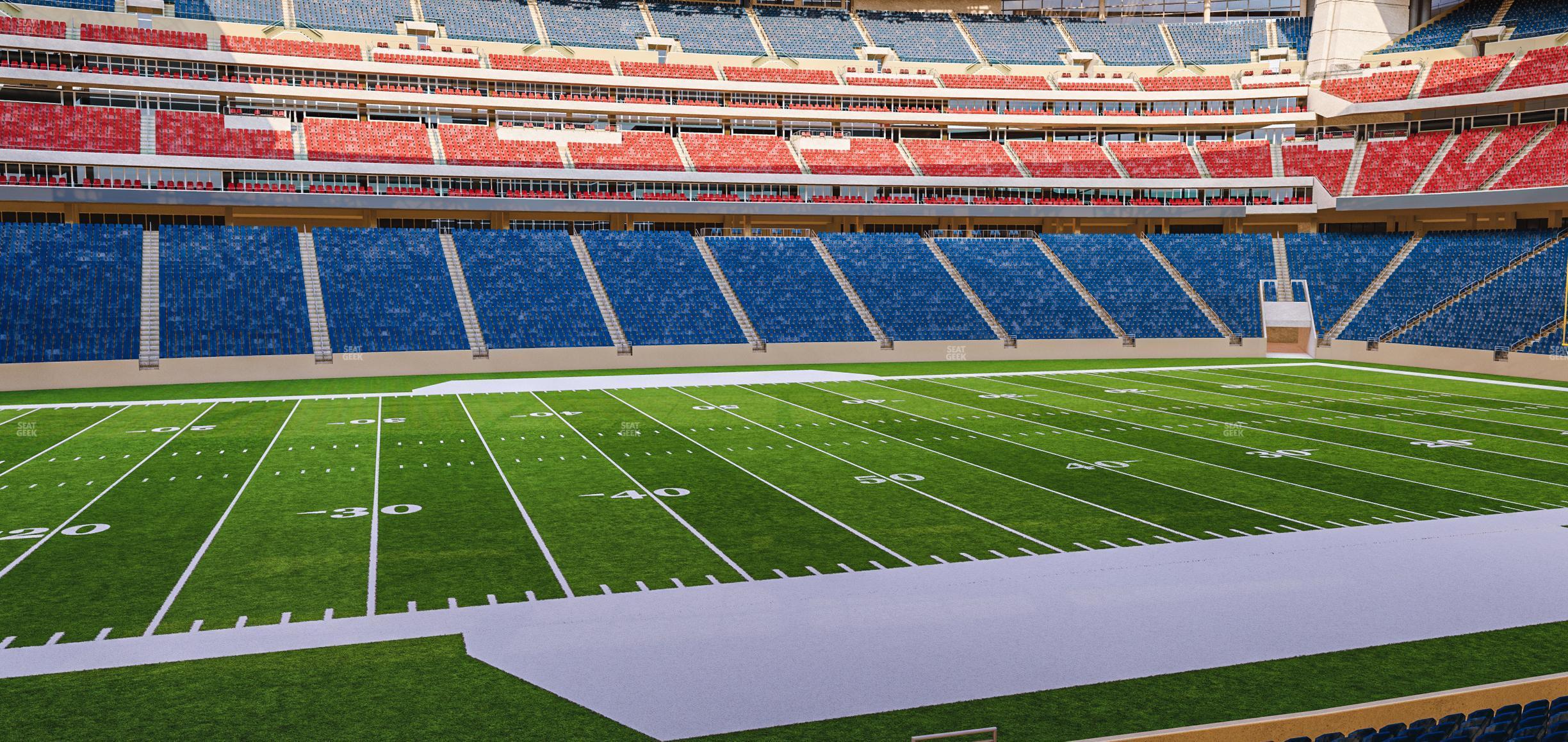 Seating view for NRG Stadium Section 128