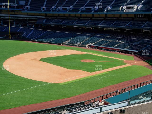 Seating view for Chase Field Section 216