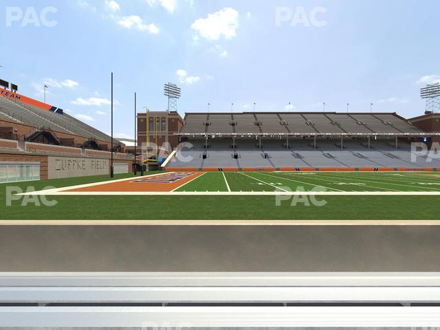 Seating view for Memorial Stadium - IL Section 130