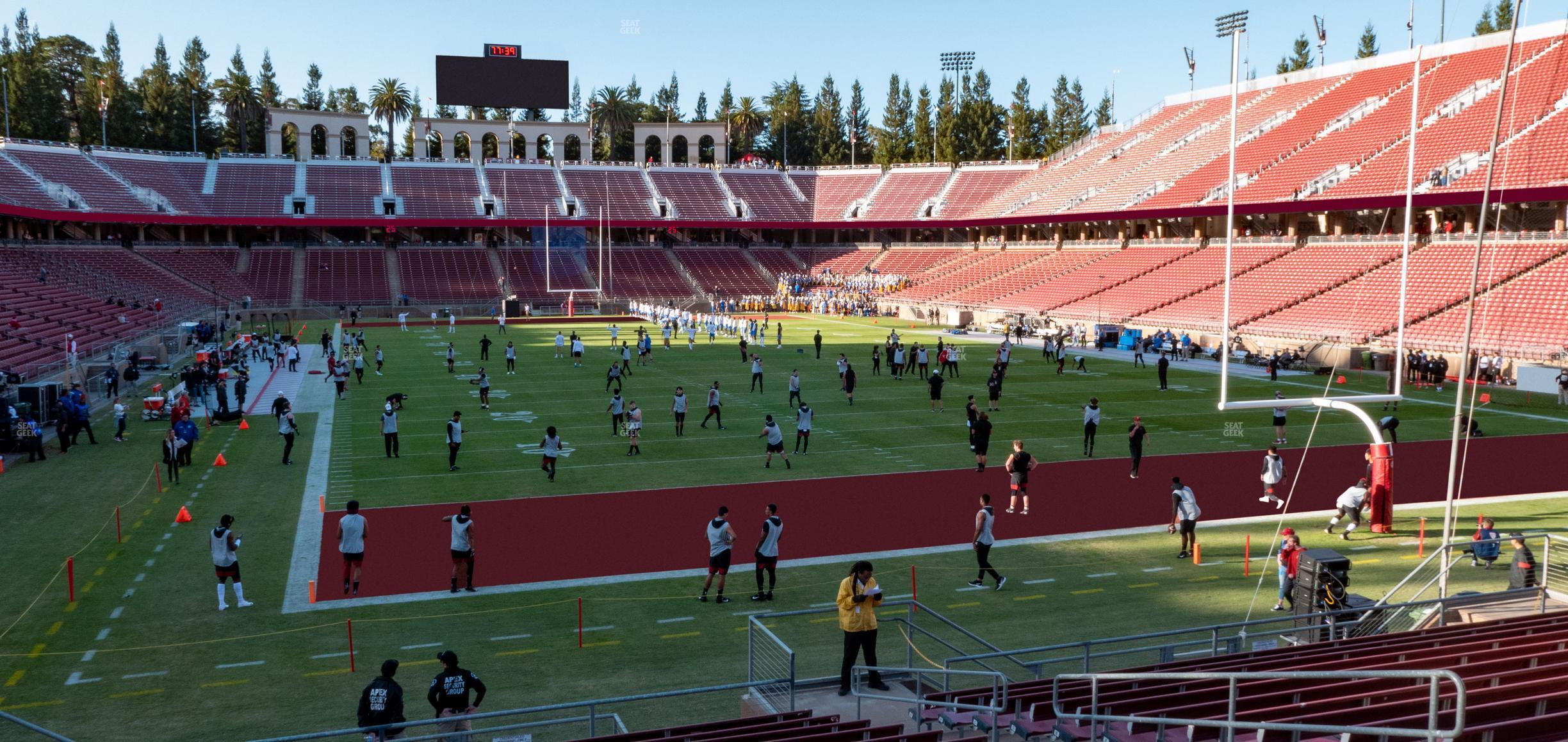 Seating view for Stanford Stadium Section 105