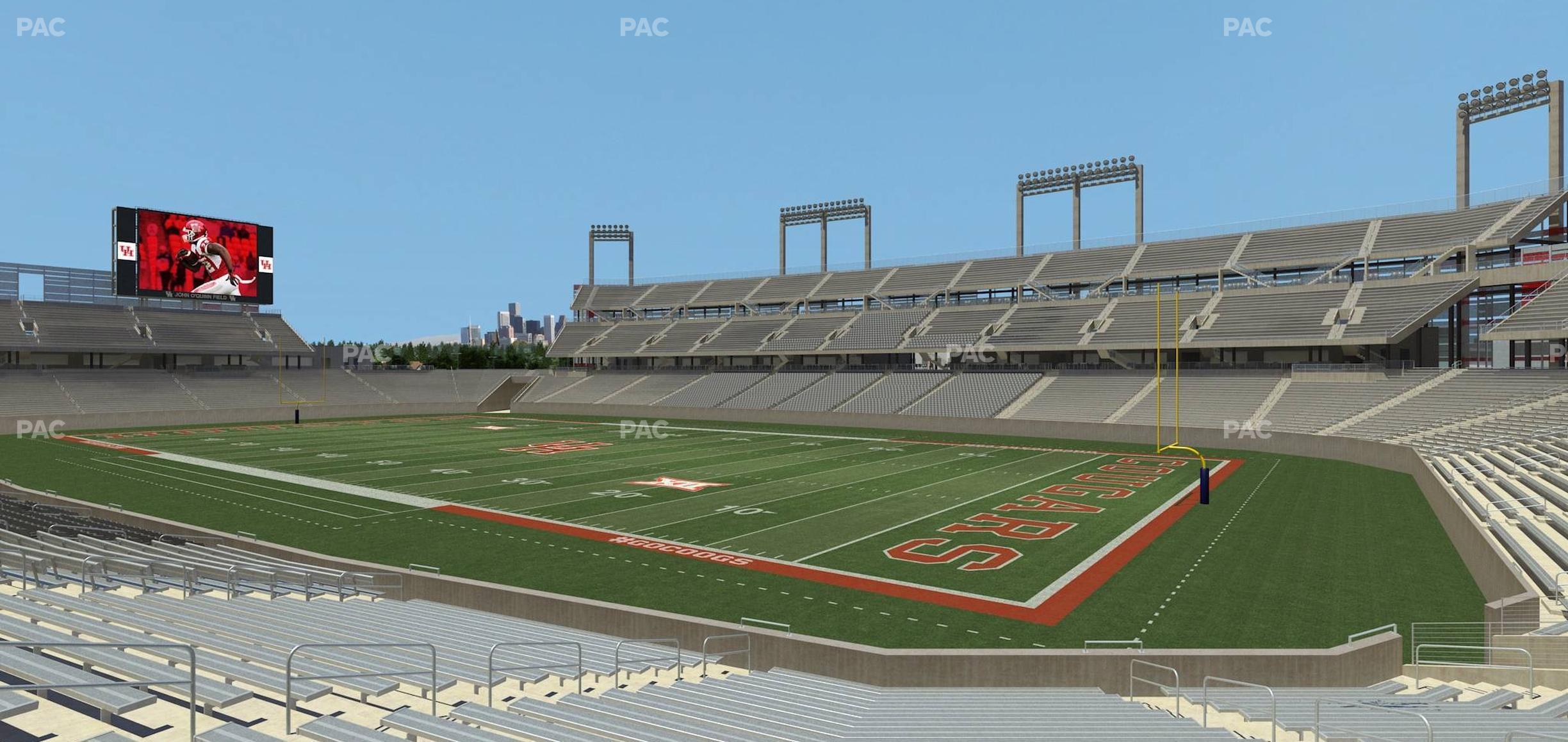 Seating view for TDECU Stadium Section 102