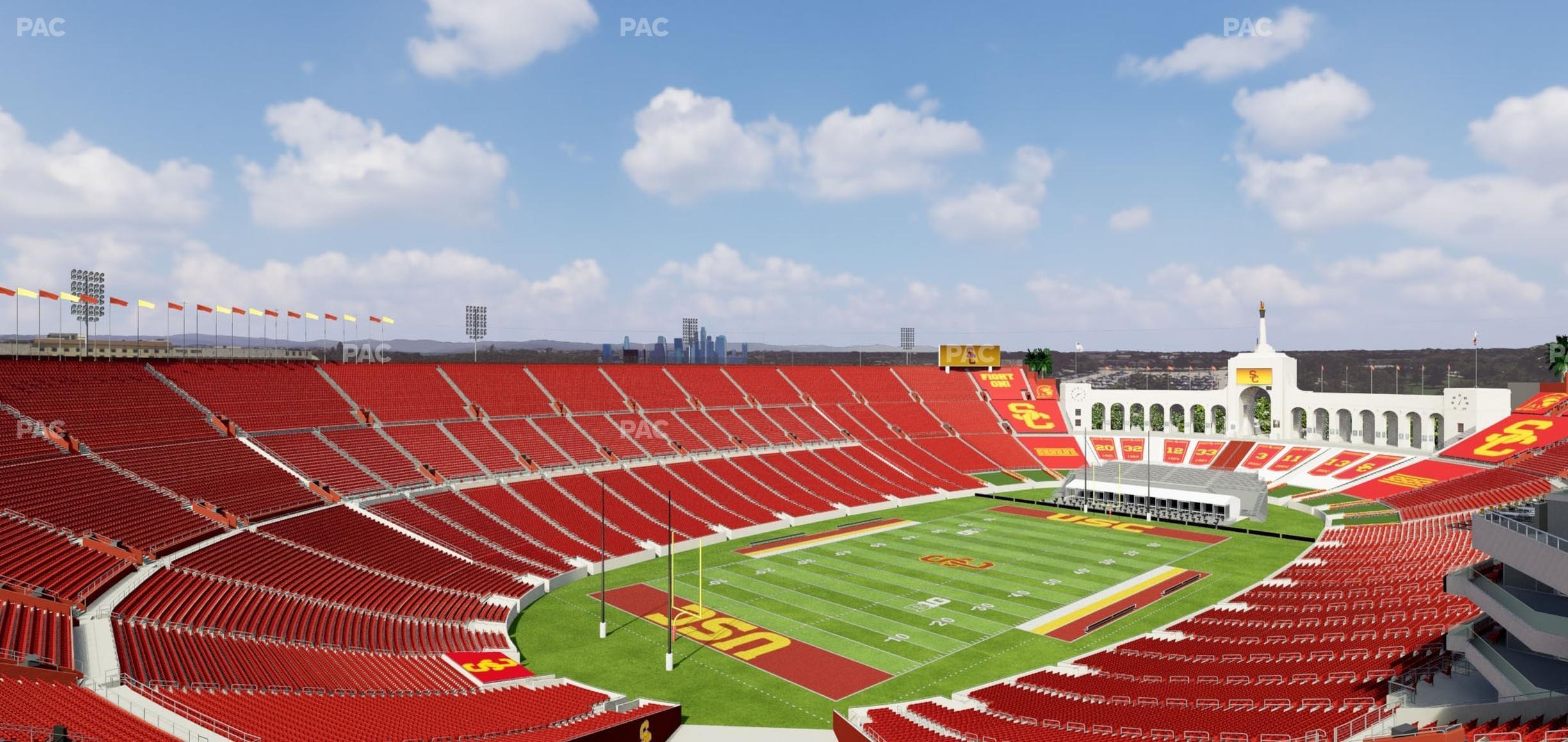 Seating view for Los Angeles Memorial Coliseum Section 311