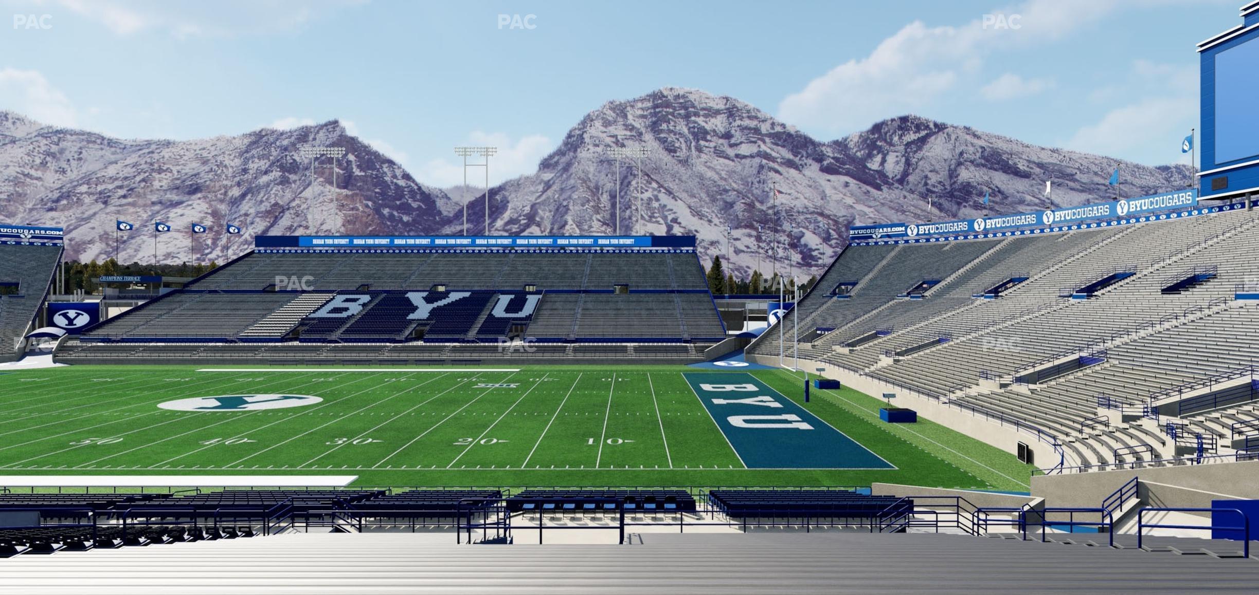 Seating view for LaVell Edwards Stadium Section 2