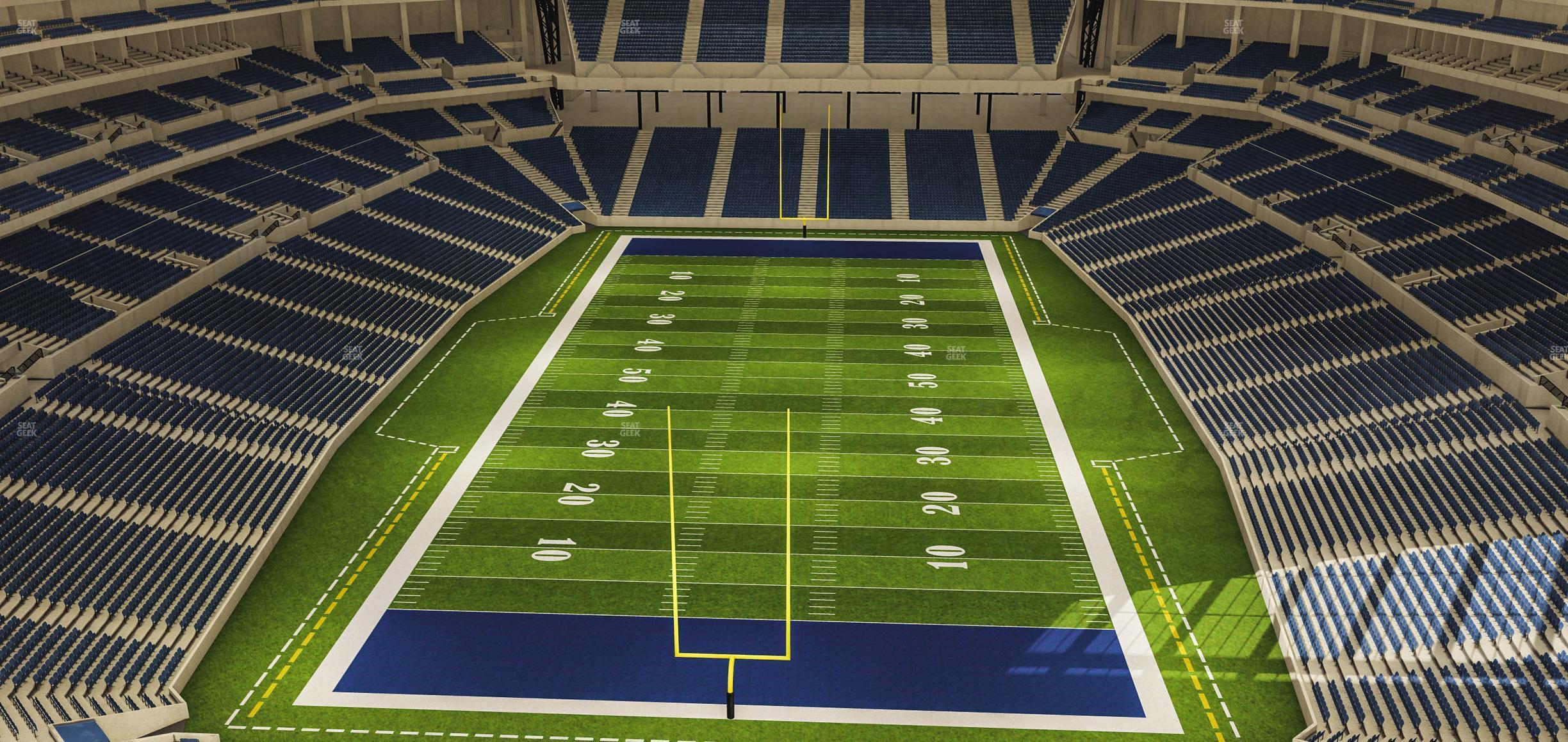 Seating view for Lucas Oil Stadium Section 626