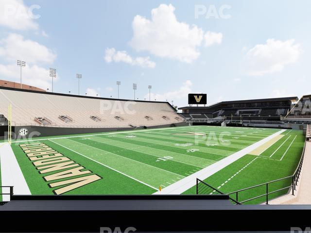 Seating view for FirstBank Stadium Section North Endzone Terrace Sro W