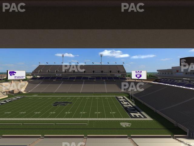 Seating view for Bill Snyder Family Stadium Section Loge 326