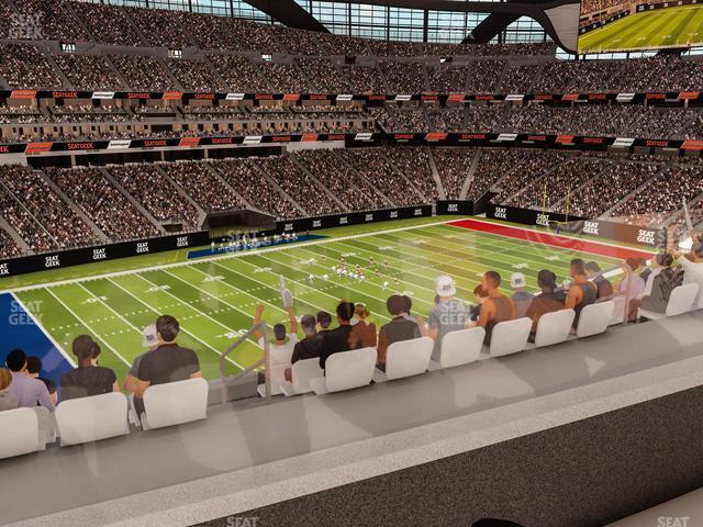 Seating view for Allegiant Stadium Section West Suite 2063