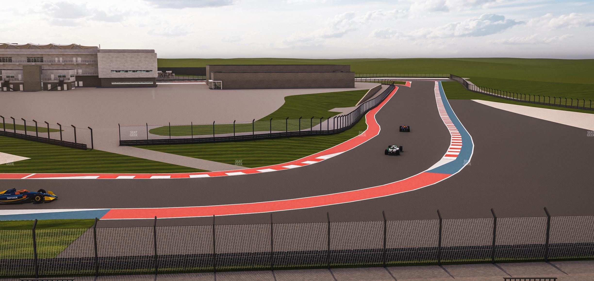 Seating view for Circuit of The Americas Section Turn 19 Bleachers 9