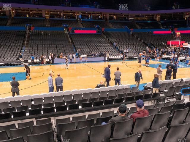 Seating view for Paycom Center Section 106