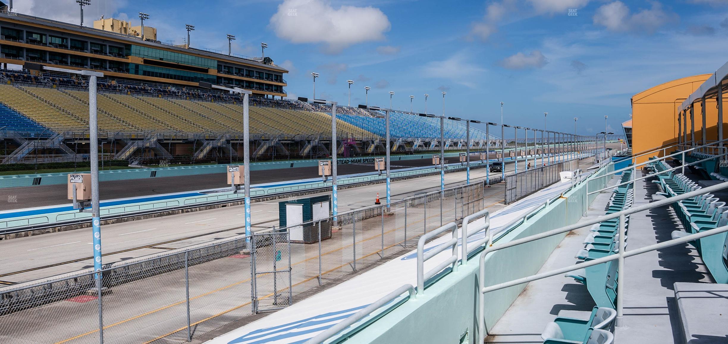 Seating view for Homestead-Miami Speedway Section Pit Road Cabana 5