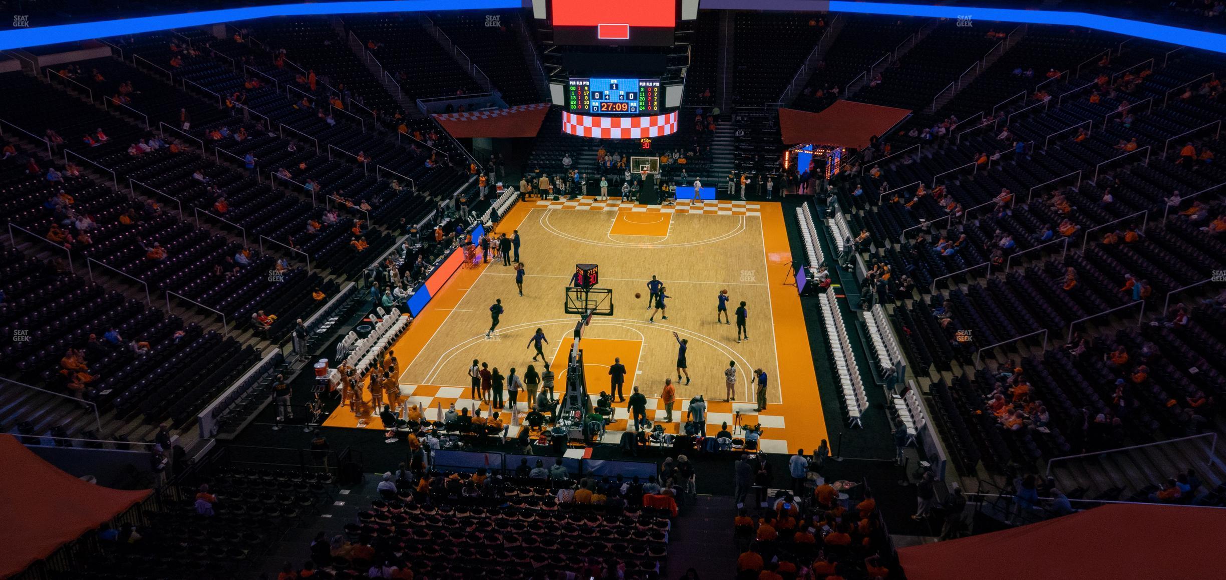 Seating view for Thompson-Boling Arena at Food City Center Section 328