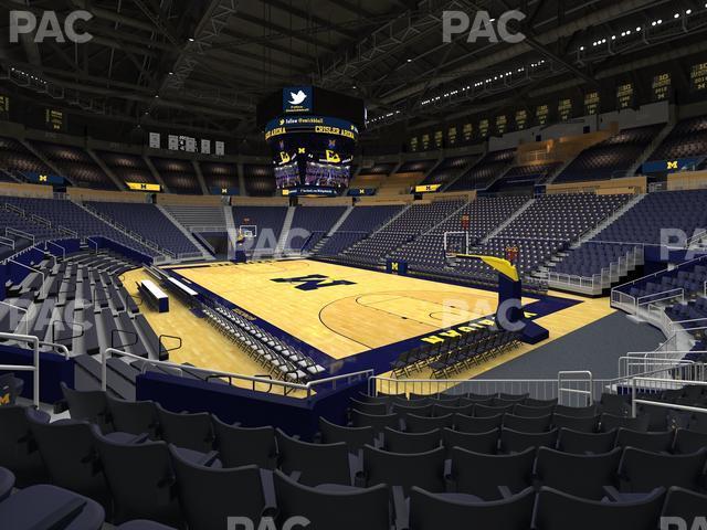 Seating view for Crisler Center Section 118